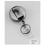 Zinc Alloy Easy-Pull Buckle Retractable Buckle Strong Wire Puller Easy-Pull Wire Rope Keychain 8