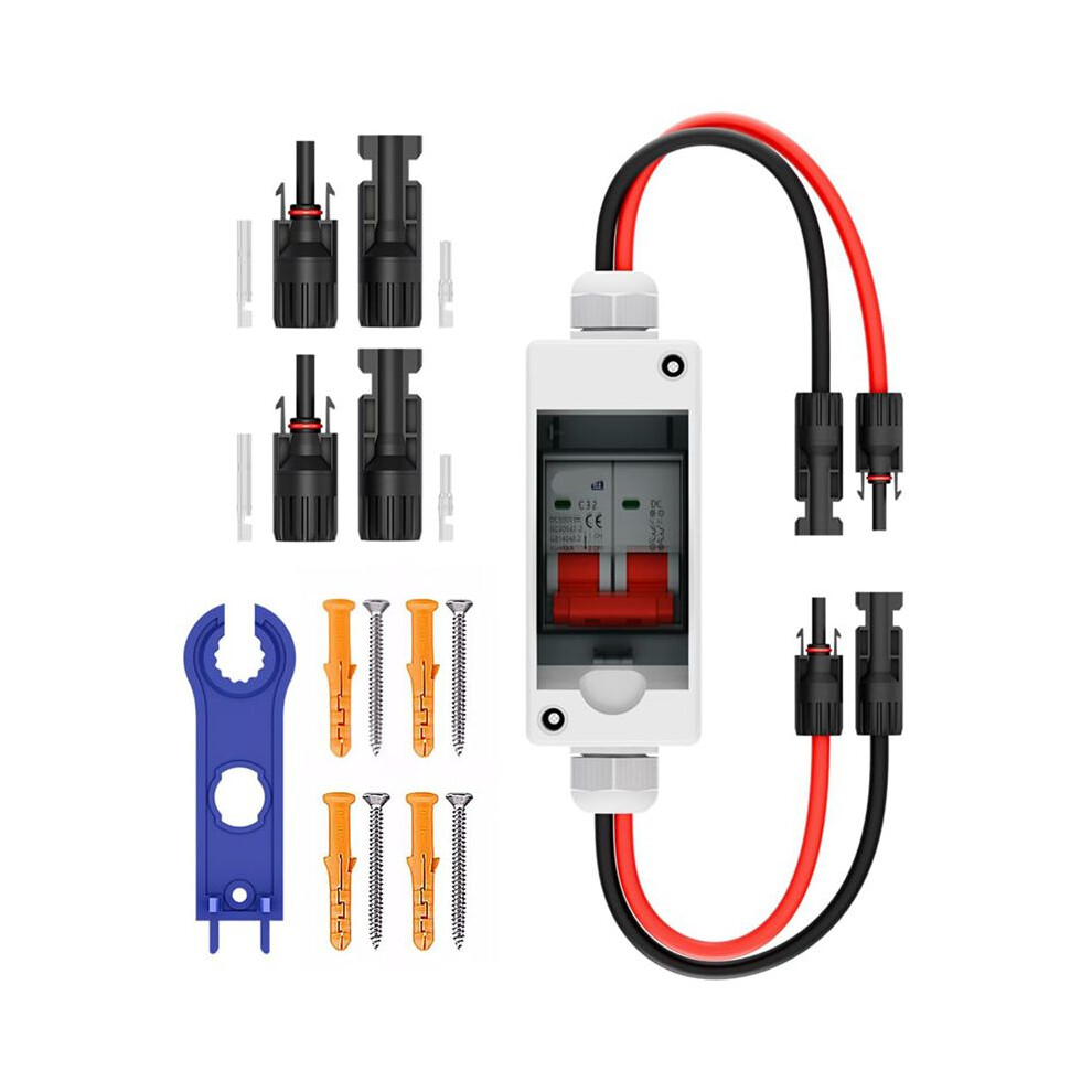 Solar Panel Disconnect Cgele32a 500V Breaker Box Pv Disconnect With Ip65 Waterproof Box 4712443512175