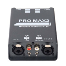 Izolator Audio 2-Drożny, Eliminator Szumów Prądu Audio, XLR 6.5, Mikser Izolacyjny Lotus, Transmisja na Żywo