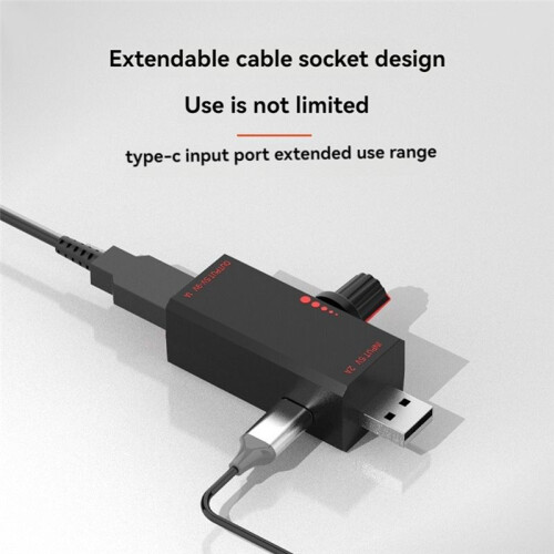 5W 5V Fan Speed Controller Induction Speed Controller with  Protection USB Interface Laptop Cell Phone Cooling 2