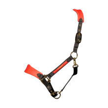(Full, Red/Black) Whitaker Harewood Horse Headcollar