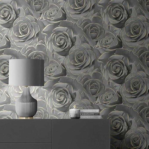 Muriva Muriva Madison Rose Glitter Wallpaper 2