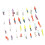 Pack Of 25 Miniature People Random Poses Figurines For Model-D 1