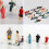 25 Piece Plastic Miniature Model Scene People Random Poses-D 4