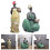 African Statue and Sculptures for Home-Sitting posture 3
