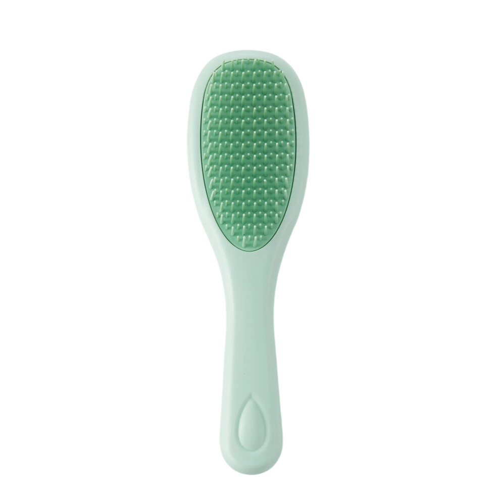 (21cm*6cm*4.5cm, Light Green) Hair Scalp Massager Lightweight Shampoo Brush Scalp Scrubber Comb for Hair Growth
