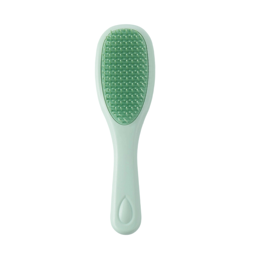 (21cm*6cm*4.5cm, Purple Green) Hair Scalp Massager Lightweight Shampoo Brush Scalp Scrubber Comb for Hair Growth