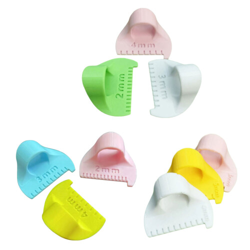 3Pcs Patchwork Stitching Aid Finger Sewing Ruler Patchwork-B 1
