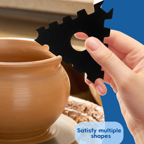 Clay Edges Forming Tool With Sturdy Plastic Construction Ideal 1