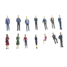 25Pcs Colorful City Scene Characters Detailed Mini People-B