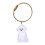 Pet Ashes Memorial Keychain With Clear Protective Dog-Bichon 1