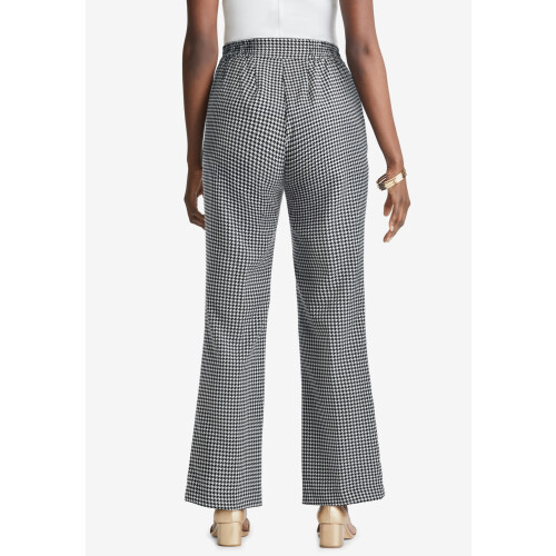 Női Plus Size Hasformáló Bi-Stretch Bootcut Nadrág 1