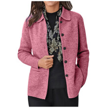 Cardigan-Jacke für Damen, reduzierte Mode, lässige Damenjacke mit Taschen, langen Ärmeln, einfarbig, Cardigan-Bluse