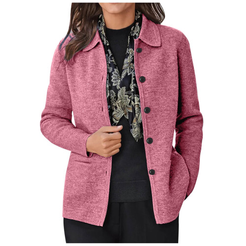 Ζακέτα Cardigan για γυναίκες, Εκκαθάριση μόδας γυναικών Casual τσέπες με μακριά μανίκια
