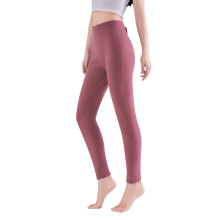 Fleecegevoerde yogalegging voor dames met thermische stretchbasis
