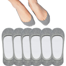 No Show Socks Dame til Flade Sokker 4to8Pack Skridsikre Usynlige Ultra Low Cut Sokker Skostørrelse 5-8/9-11