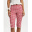 (L, Red) Pantalon Capri à les soirées. 3