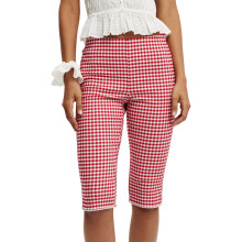 (XL, Red) Pantalon Capri à les soirées.