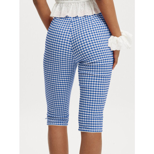 (S, Blue) Pantalon Capri à les soirées. 2