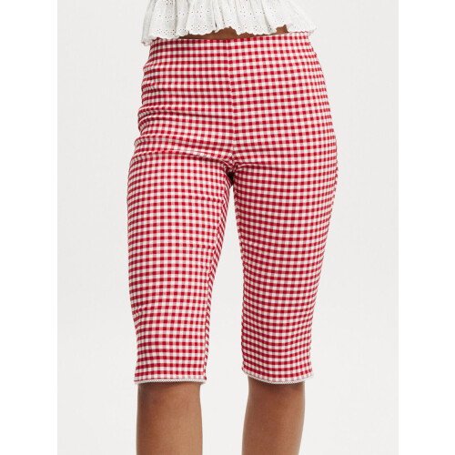 (M, Red) Pantalon Capri à les soirées. 2