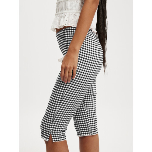 (M, Black) Pantalon Capri à les soirées. 2