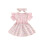 (3-4 Years, Pink) Ensemble robe petite assorti été. 1
