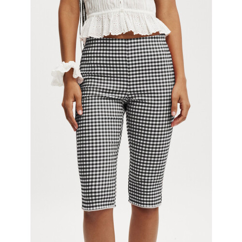 (M, Black) Pantalon Capri à les soirées. 1
