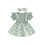 (18-24 Months, Green) Ensemble robe petite assorti été. 1