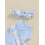 (3-4 Years, Blue) Ensemble robe petite assorti été. 7