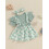 (18-24 Months, Green) Ensemble robe petite assorti été. 4