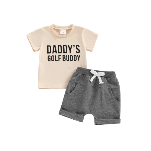 (12-18 Months, Apricot) Καλοκαιρινά σετ σορτς και κορδόνι