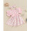 (3-4 Years, Pink) Ensemble robe petite assorti été. 3