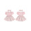 (18-24 Months, Pink) Ensemble robe petite assorti été. 2
