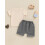 (12-18 Months, Apricot) Καλοκαιρινά σετ σορτς και κορδόνι 6