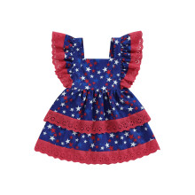 (3-4 Years, Blue) Robe d'été décontractée Vêtements mignons.