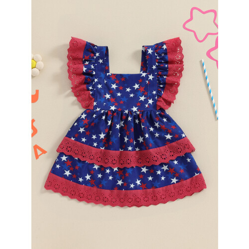 (2-3 Years, Blue) Robe d'été décontractée Vêtements mignons. 2
