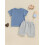 (18-24 Months, Blue) Καλοκαιρινά σετ σορτς και κορδόνι 6