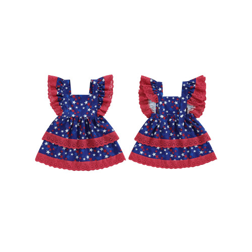(3-4 Years, Blue) Robe d'été décontractée Vêtements mignons. 1