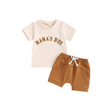 (6-12 Months, Brown) Completo estivo neonato per neonati.