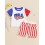 (18-24 Months, White) Μπλούζα 4ης Ιουλίου κέντημα γραμμάτων 3