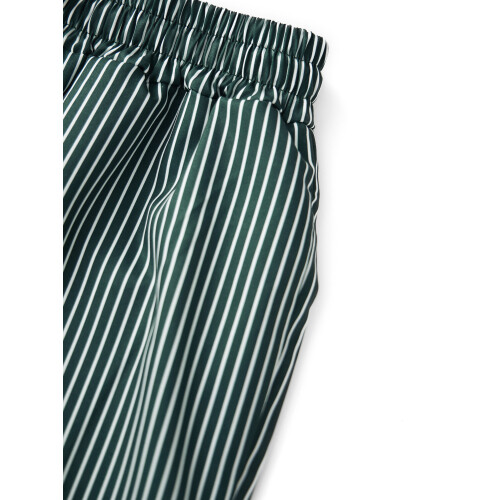 (S, Green) Γυναικεία Ριγέ Παντελόνια Χαλαρά Streetwear 2