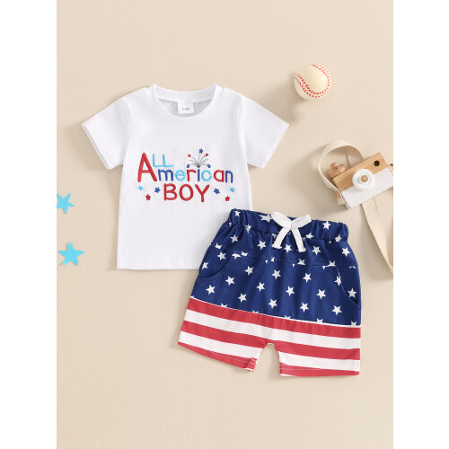 (18-24 Months, White) Éadaí Buachaillí 4 2 phíosa 2