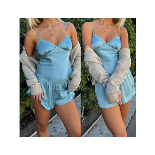 (M, Blue) Conjunto de 2 elástica, verano 2