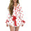 (XL, Red Mom) Conjunto de pijama e laço. 1
