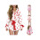 (S, Pink Mom) Conjunto de pijama e laço. 2