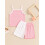 (6-12 Months, Pink) Σετ καλοκαιρινών ρούχων 2 τεμάχια 4