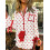 (XL, Red Mom) Conjunto de pijama e laço. 3