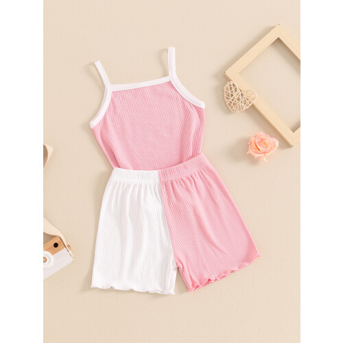 (12-18 Months, Pink) Σετ καλοκαιρινών ρούχων 2 τεμάχια 2