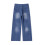 (XL, Blue) Γυναικείο τζιν φαρδιά casual χρήση 2