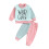 (2-3 Years, Pink) Éadaí Dath Codarsnachta 2 phíosa 1